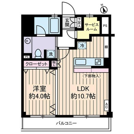 町屋駅 徒歩7分 2階の物件間取画像